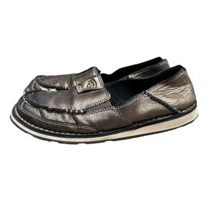 Ariat Womens Cruiser Metallic Bronze Slip On Western Loafer Size 8.5 B